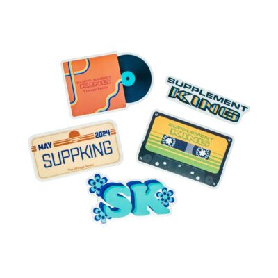 Supplement King Vintage Series Sticker Pack